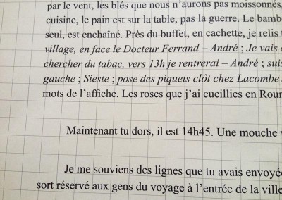 L’écriture m’a donné une enveloppe de Dorothée Volut