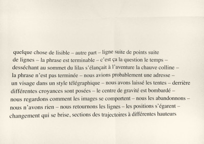 <i>quelque chose de lisible</i> de Rémi Froger