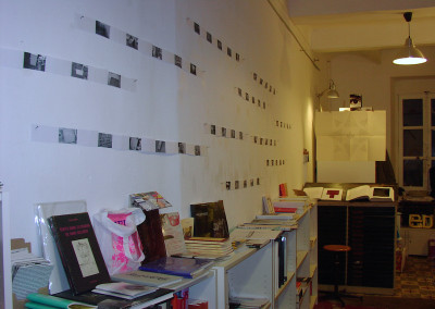 Lancement du poster de Lucien Suel, le 7 novembre 2009, Librairie Le lièvre de mars, Marseille