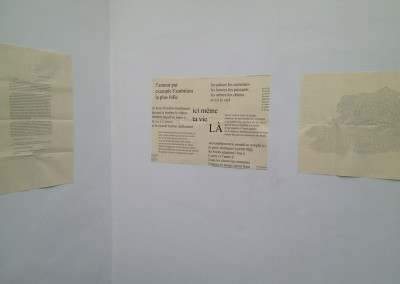 Lancement des posters de Marie-Luce Ruffieux et Dominique Meens et exposition des posters - Librairie histoire de l'œil, Marseille, 1er décembre 2012. Posters : Dorothée Volut - Ian Monk - Éric Giraud