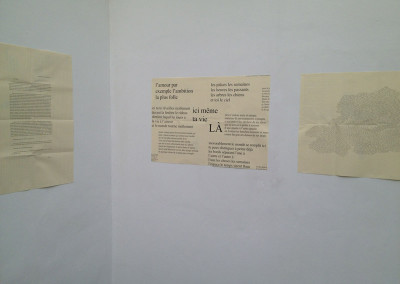 Lancement des posters de Marie-Luce Ruffieux et Dominique Meens et exposition des posters - Librairie histoire de l'œil, Marseille, 1er décembre 2012.<br /> Posters : Dorothée Volut - Ian Monk - Éric Giraud