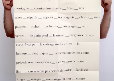 Je suis venue faire l’amour, poster de Chantal Neveu