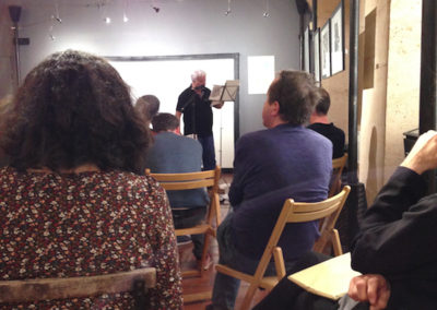Lecture de Jean-Luc Lavrille - Présentation des éditions Contre-mur au cipM - 5 mai 2018