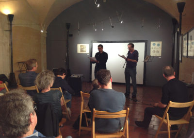 Lecture de Ian Monk avec la participation de Nicolas Tardy - Présentation des éditions Contre-mur au cipM - 5 mai 2018