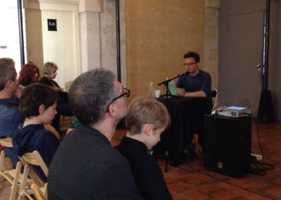 Lecture de Baptiste Gaillard - Présentation des éditions Contre-mur au cipM - 5 mai 2018
