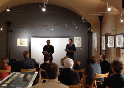 Lecture de Ian Monk avec la participation de Nicolas Tardy - Présentation des éditions Contre-mur au cipM - 5 mai 2018