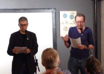 Lecture de Ian Monk avec la participation de Nicolas Tardy - Présentation des éditions Contre-mur au cipM - 5 mai 2018